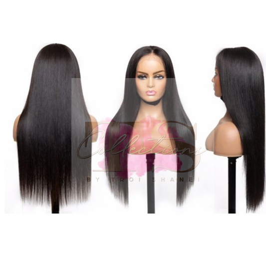 Straight Texture Lace Closure Wig ( 13x4 )